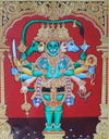 Marvel of Panchmukha Hanuman: Mysore Painting by Dr. J Dundaraja