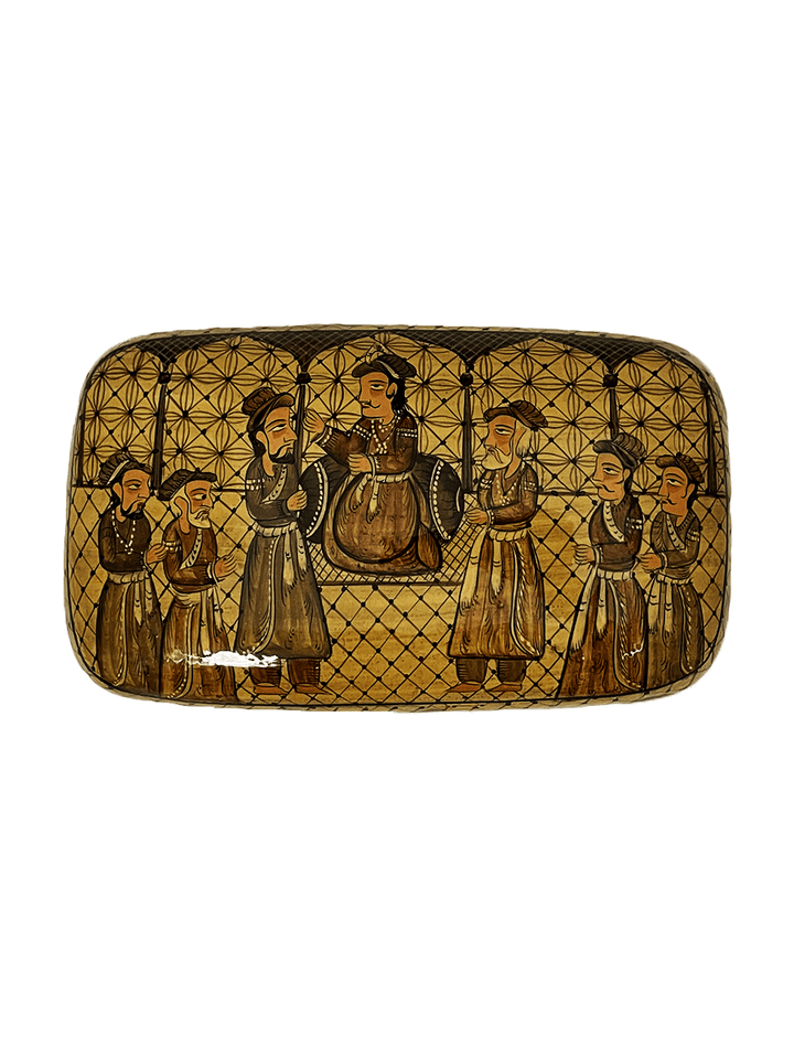 Paper Mache Box Royal Court by Riyaz Thumbnail