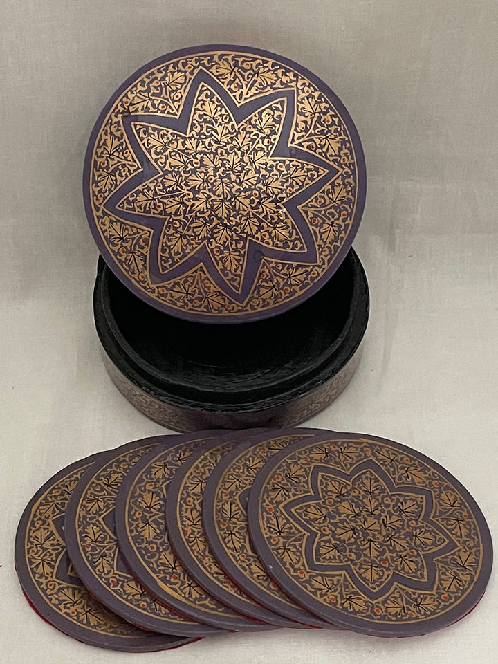 Paper Mache Coaster by Riyaz Thumbnail