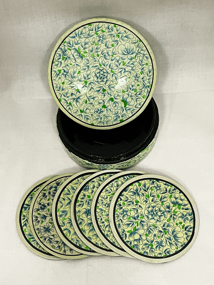 Paper Mache Coasters by Riyaz Thumbnail