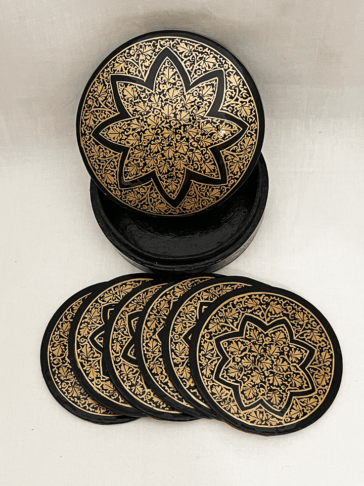 Paper Mache Coasters by Riyaz Thumbnail