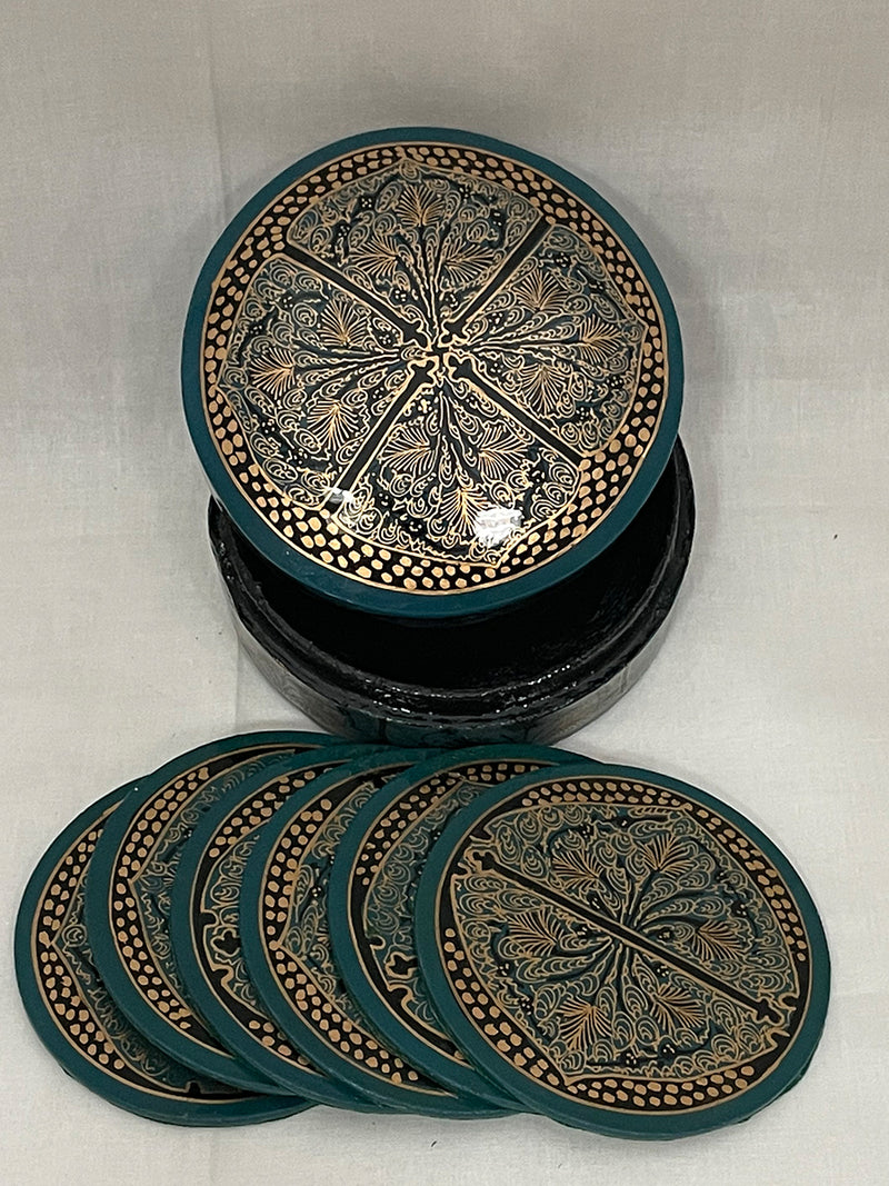 Paper Mache Coasters for sale