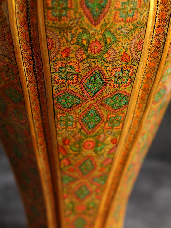 Paper Mache Golden Vase by Riyaz Thumbnail