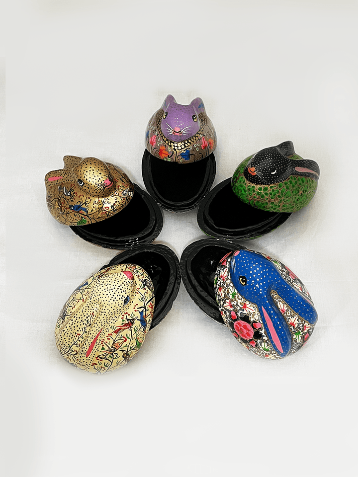 Paper Mache Rabbit Box by Riyaz Thumbnail