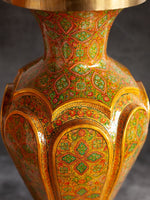 Paper Mache Golden Vase by Riyaz