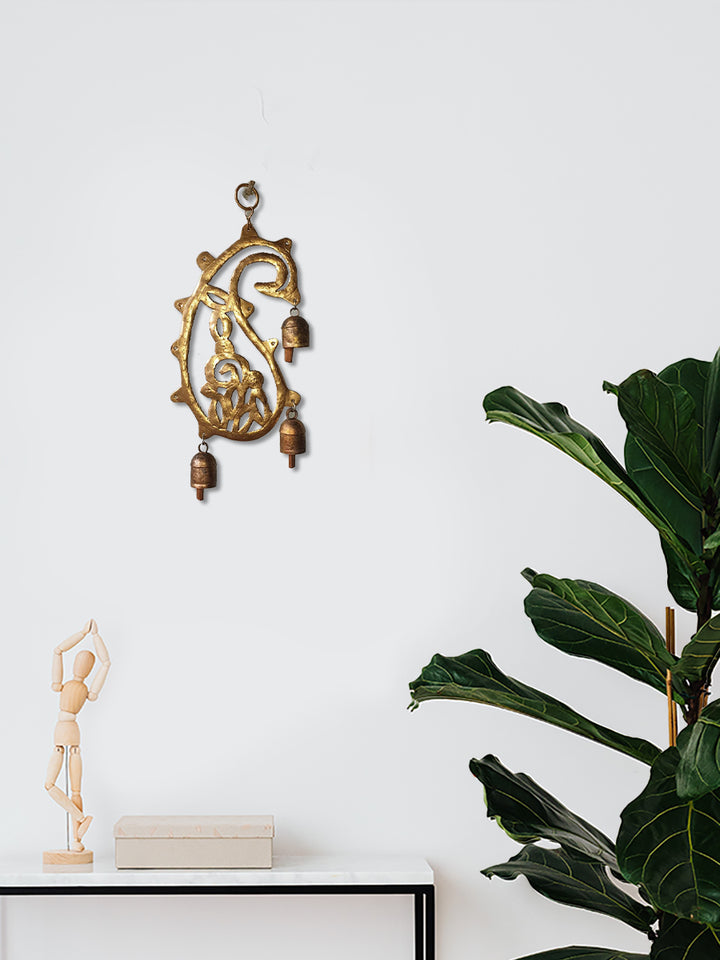 Peacock Wind Chime, Kutch Copper Bells by Salim Thumbnail
