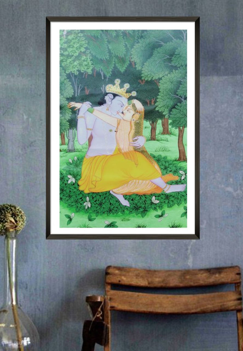 Radha Krishna: Kangra Painting