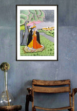 Radha Krishna Kangra Artwork