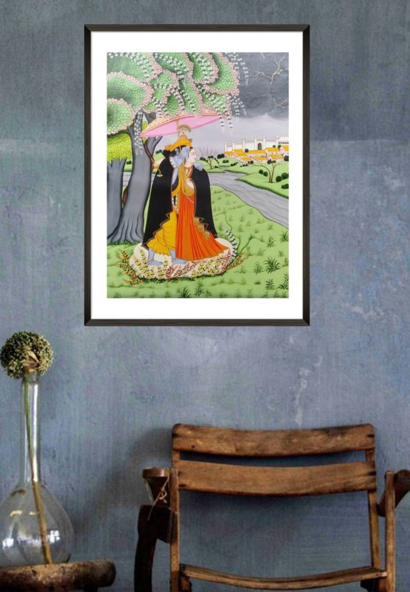 Radha Krishna Kangra Artwork