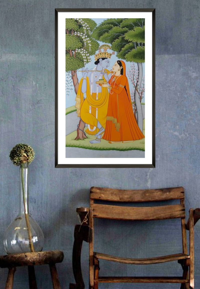 Radha Krishna Kangra Art