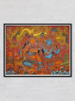Shop Radha Krishna, Kerala Mural Painting by V.M Jijulal