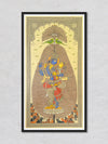 Radha Krishna: Pattachitra painting by Gitanjali Das