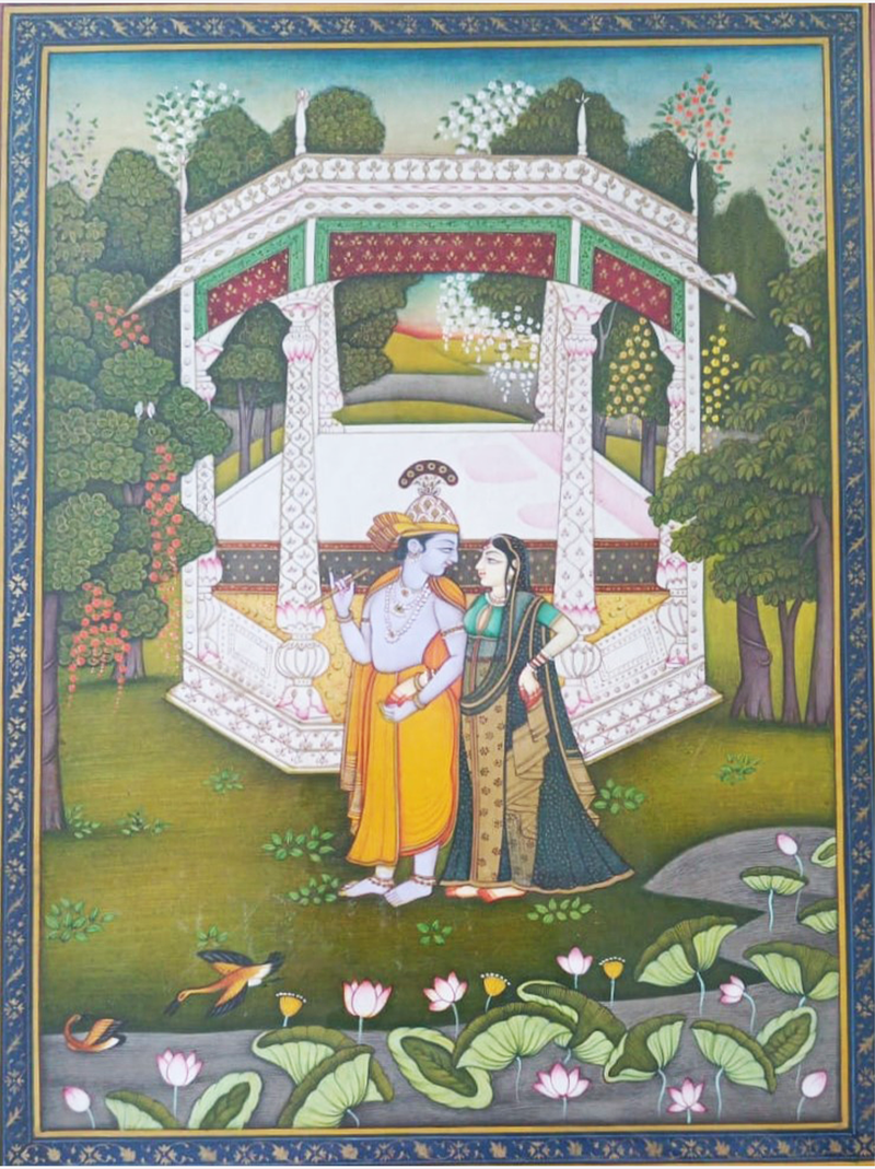 Radha-Krishna Miniature style 