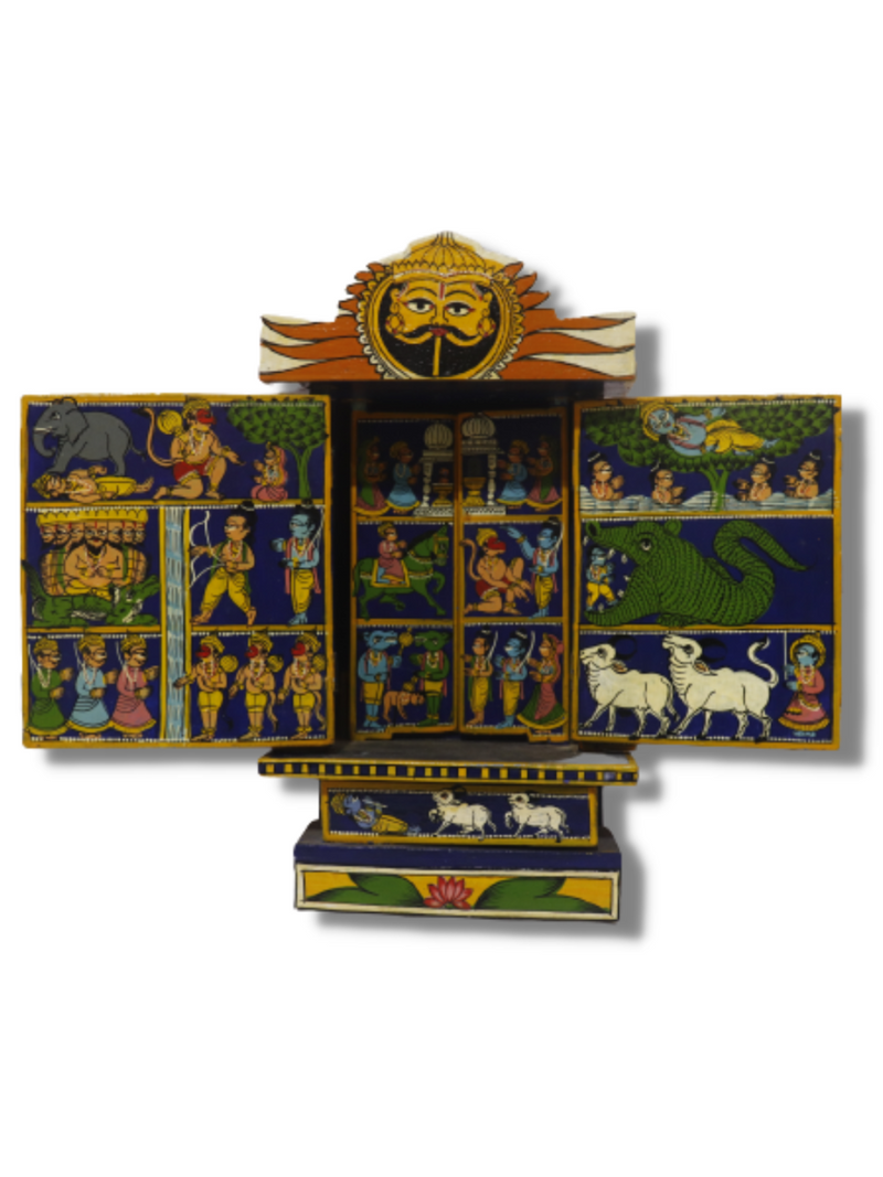 Ram- Krishna Marwari Kavad by Satyanarayan Suthar
