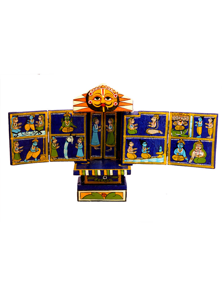 Ram Krishna Story: Kavad Painting by Dwarka Prasad Thumbnail