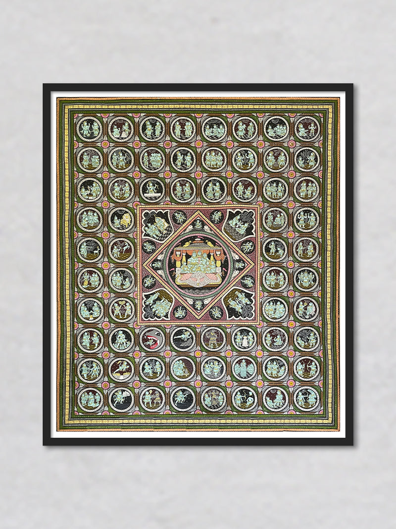 Ramayan Katha: Pattachitra painting by Gitanjali Das