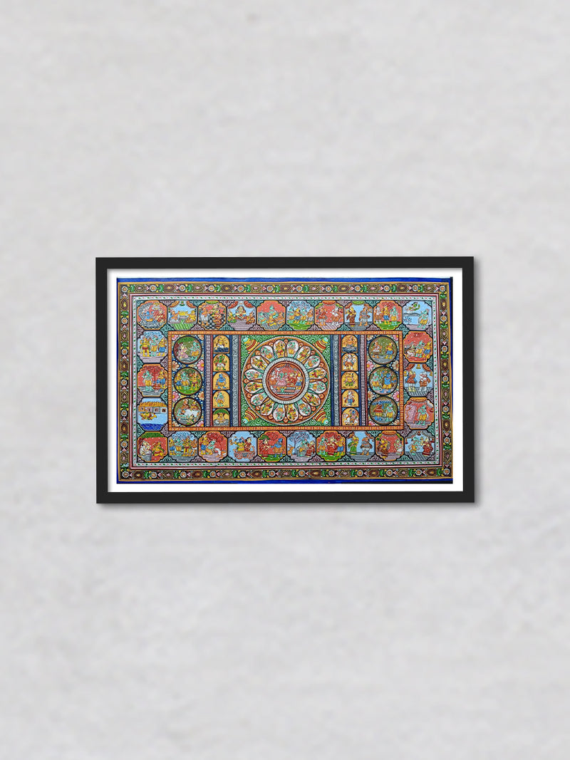 Ramayana Pattachitra Painting by Purusottam Swain
