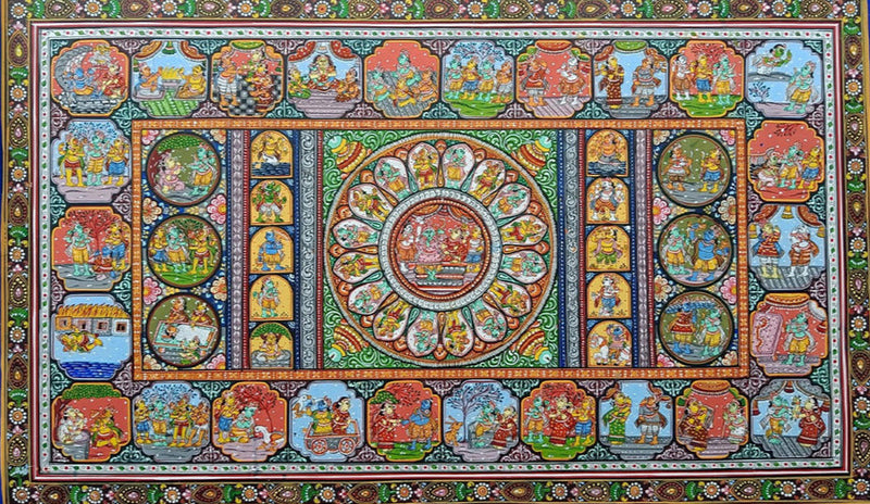 Buy Ramayana Pattachitra Painting by Purusottam Swain