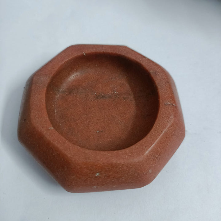 Red Quartz Tea light holder Thumbnail