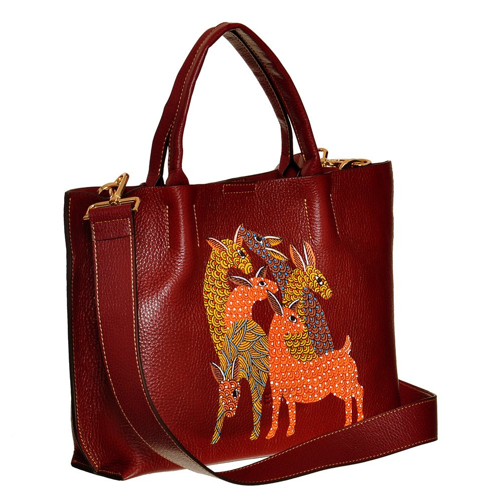 Buy Return to the Root Maroon Tote