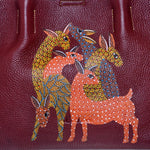 Buy Return to the Root Maroon Bag