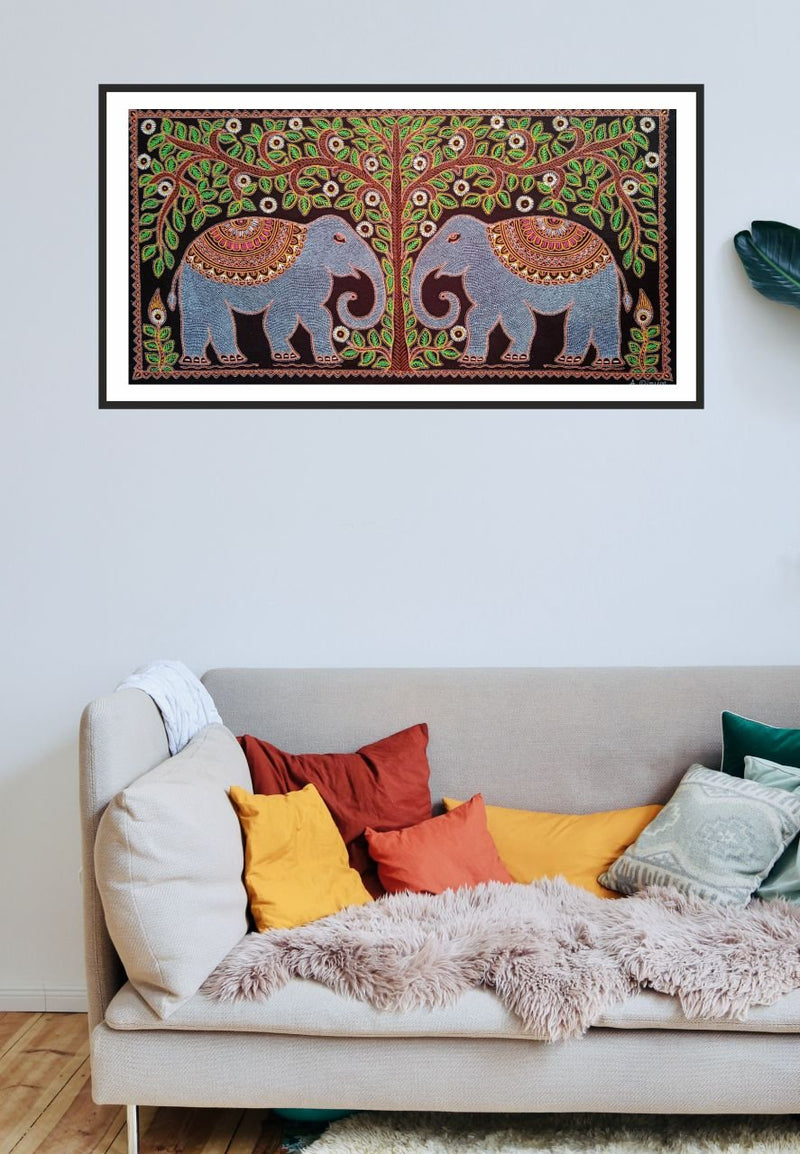 Rogan Art by Rizwan Khatri-Paintings by Master Artists