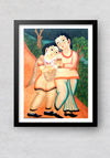 Kalighat painting by Bapi Chitrakar