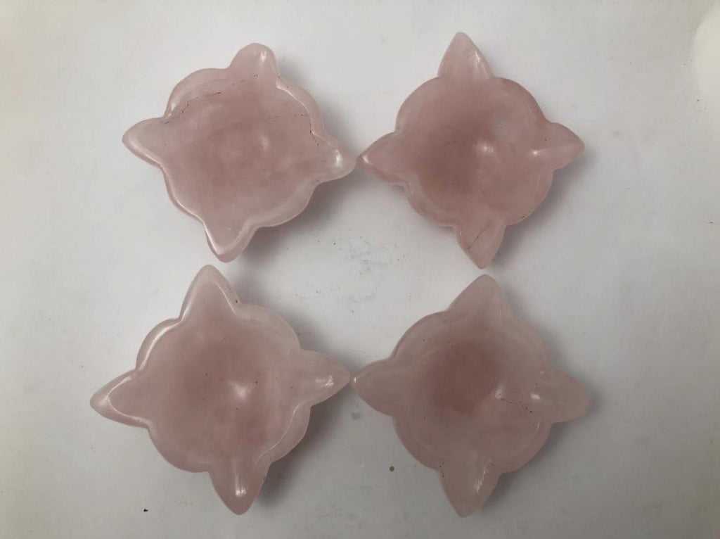 Rose Quartz Chaturmukhi Diya