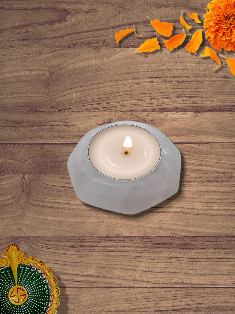 Rose Quartz Tea light holder