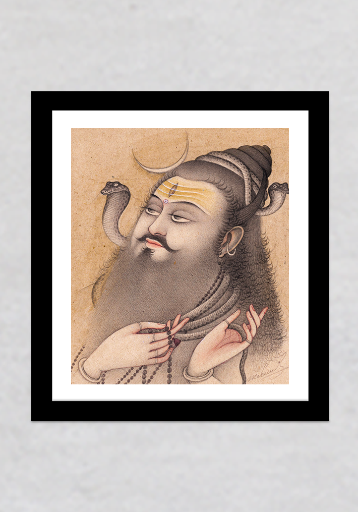 Shiva Shambhu Bikaner Art Print by Mahaveer Swami