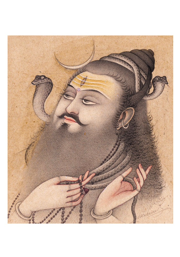 Buy Shiva Shambhu Bikaner Art Print by Mahaveer Swami