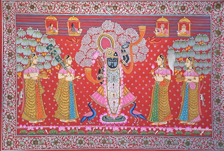 Shrinathji's Divine Worship In Pichwai by Shehzaad Ali Sherani Thumbnail