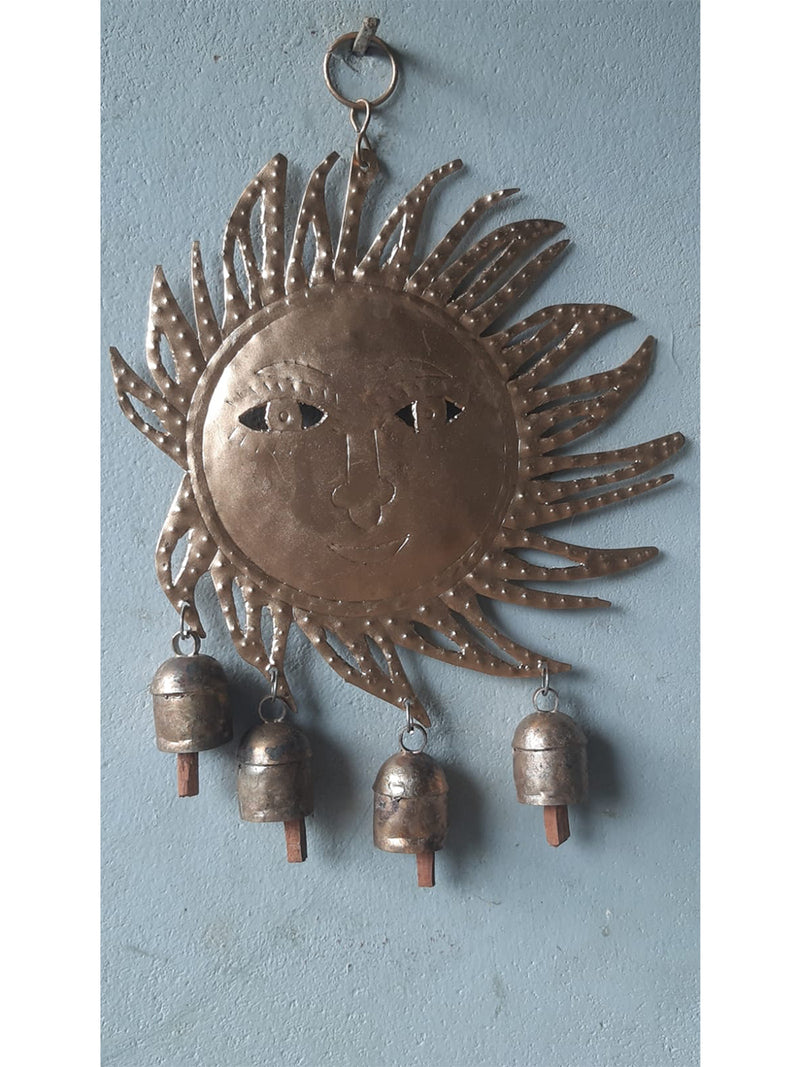 Sun Wind Chime, Kutch Copper Bells by Salim