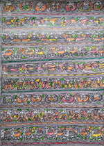 Godna Madhubani Painting by Priti Karn