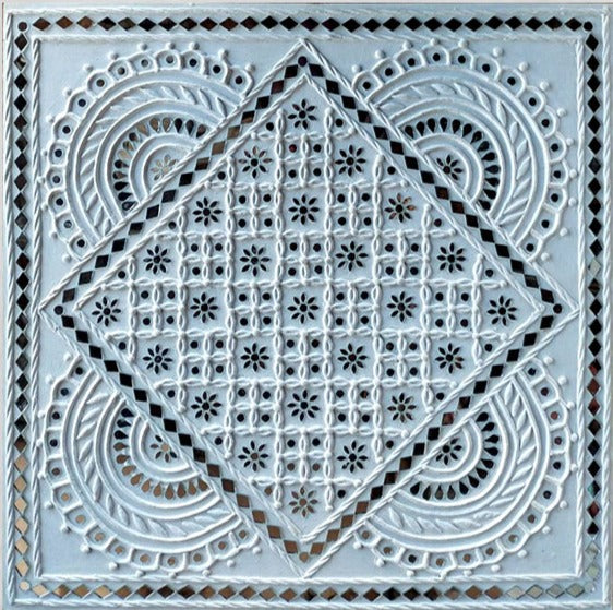 Symphony of Shapes: Lippan Kaam Artwork by Nalemitha For Home Decor, Gifting Thumbnail
