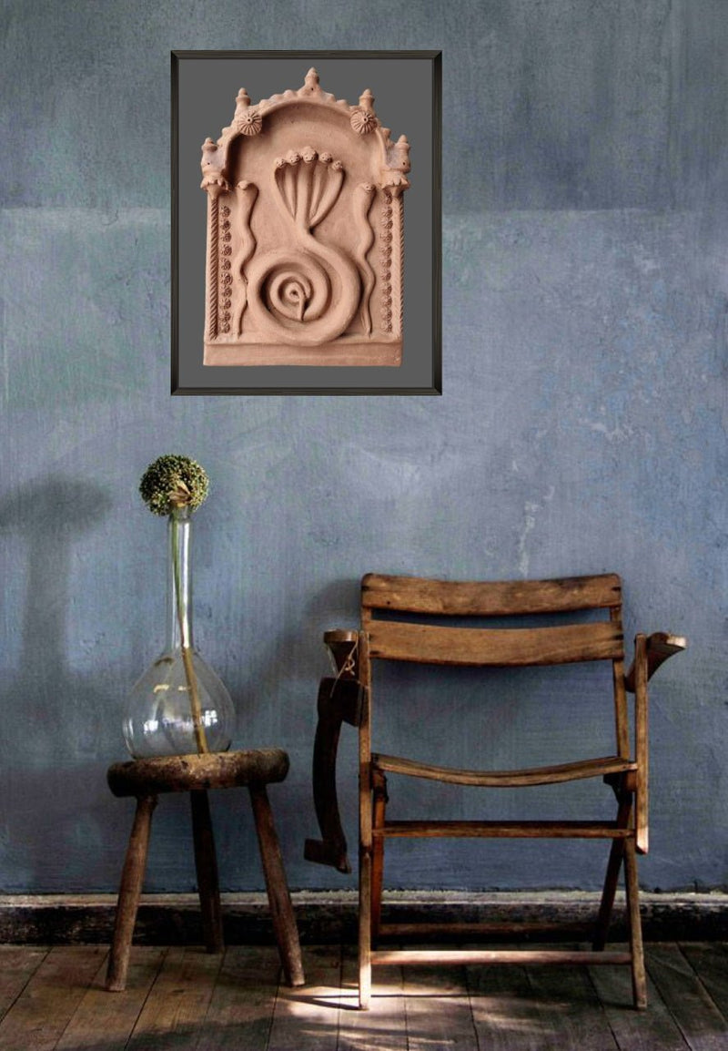 Takaji Naag Terracotta painting for sale