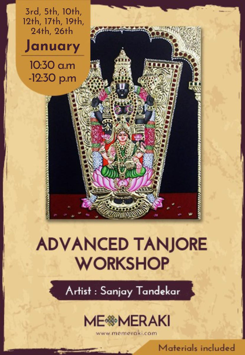 Online Advanced Tirupati Balaji Tanjore Workshop