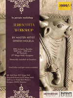 In Person Terracotta Workshop with Dinesh Molela, Gurgaon