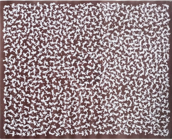 The Birds in Joy Warli Painting by Dilip Rama Bahotha Thumbnail