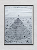 Fisherman Warli painting by Dilip Rama Bahotha