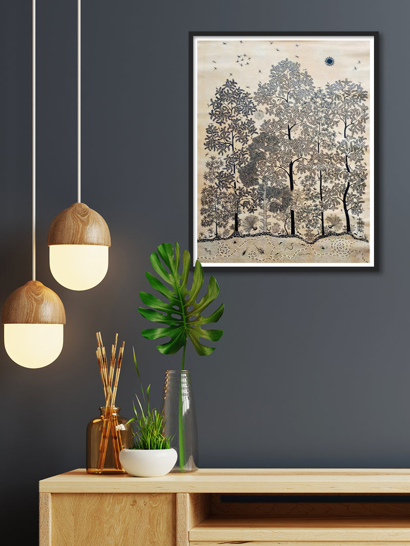 Forest Warli painting online