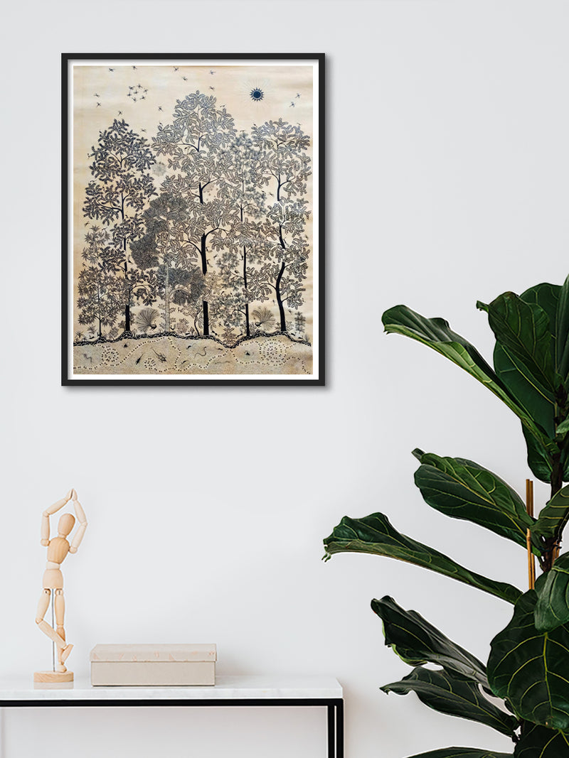 Shop Forest Warli painting by Dilip Rama Bahotha