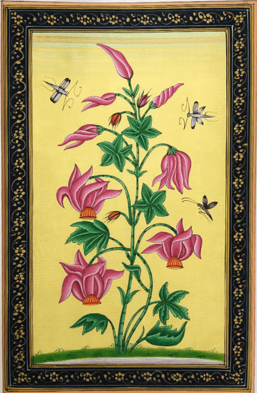 The Mughal Blossoms in Miniature Painting by Mohan Prajapati Thumbnail
