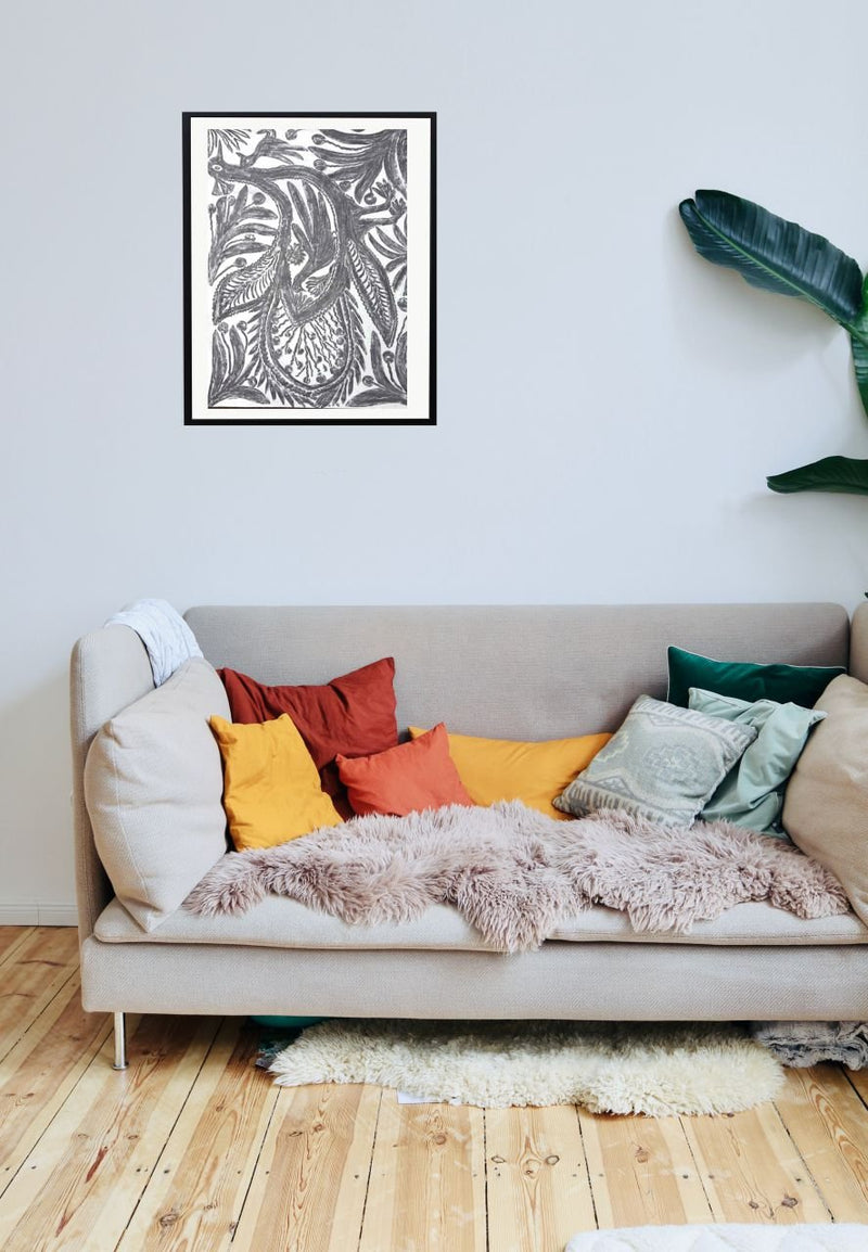 Buy Online The Peacock Sohrai Painting
