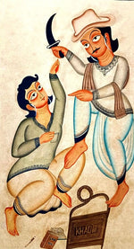 The Oppressor, Kalighat painting