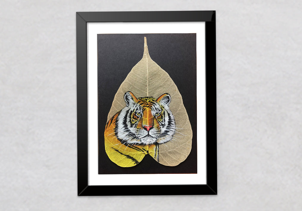 Online Tiger miniature painting By mohan prajapati