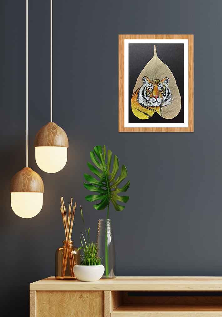 Buy Beautifully Painted Tiger miniature painting