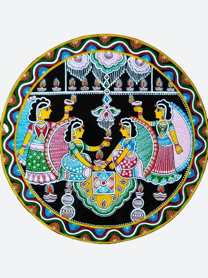 Tikuli Deepawali Painting by Ashok Kumar Thumbnail