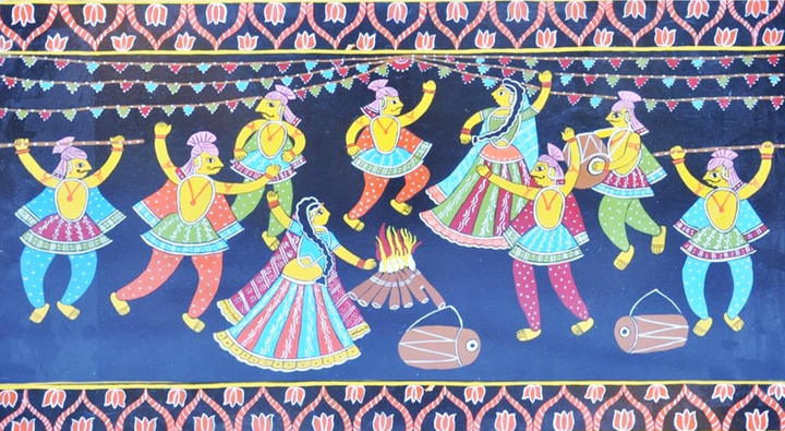 Tikuli Lohdi Painting by Ashok Kumar Thumbnail