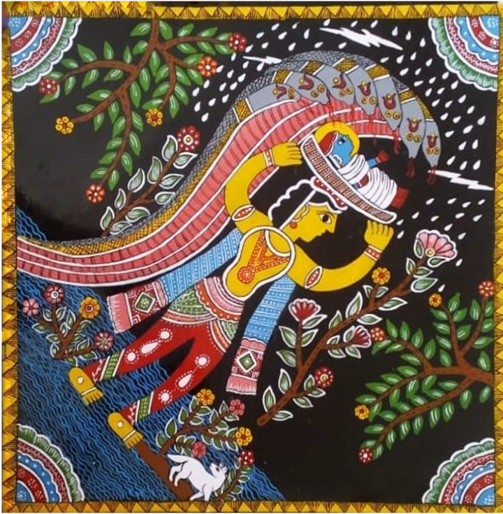 Tikuli Vasudev Painting by Ashok Kumar Thumbnail